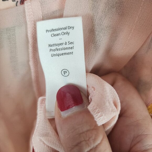 NWT Cinq a Sept Xiomara Floral Dress Gown Soft Pink Multi Size 6 - Picture 17 of 17